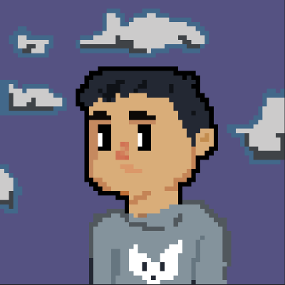 Pixel-art portrait of Gabriel Castillo